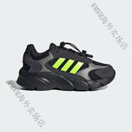 阿迪達斯 （adidas）制噪者CRAZYCHAOS 2000復古休閑老爹鞋男女小童秋adidas阿迪達斯 一號黑/亮檸檬黃/亮金屬鐵灰 28 165mm