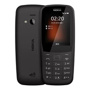 諾基亞（NOKIA）Nokia諾基亞 220 4G通初高中學(xué)生直板功能按鍵老人手機 黑色 4G通_官方標配_32MB_中國大陸