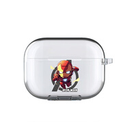 卡通鋼鐵俠適用蘋(píng)果airpodspro2保護套索尼XM5華為pro3軟三星buds 卡通鋼鐵俠【收藏送掛鉤】 華為freebuds 6