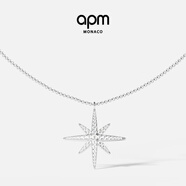 APM Monaco[楊紫同款]六芒星項鏈女生設計感生日禮物時尚飾品送女友生日禮物 單顆六芒星項鏈