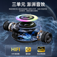 索愛(ài)（soaiy）藍牙音箱家用無(wú)線(xiàn)小音響小型低音炮超重高音質(zhì)車(chē)載電腦音響 澎湃黑