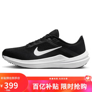 耐克NIKE跑步鞋男緩震透氣WINFLO 10運動鞋DV4022-003黑45