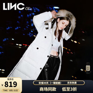 金羽杰冬季輕奢狐貍毛領(lǐng)羽絨服女長款直筒女士皮草羽絨派克服Y22808350