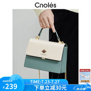 蔻一（Cnoles）包包女士款2025年最新款牛皮女生高端斜挎包通勤大容量單肩包