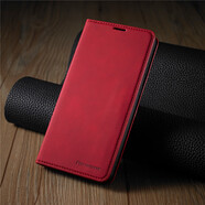 康匠適用samsung三星A56 5G手機殼翻蓋插卡套A24 4G全包wallet case防摔a36多功能a16保護a06皮套錢包 三星Galaxy A24 4G【紅色】 三星其他型號