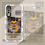 小寸心小米CC9手機殼小米civi天使眼小米civi2全包軟硅膠防摔保護套新款鏡頭 小米CC9【TS030佬獅發(fā)光】