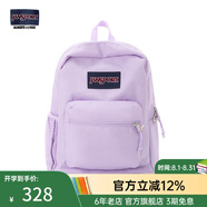 JANSPORT杰斯伯書(shū)包輕便雙肩包男女旅行包簡(jiǎn)約背包電腦包學(xué)生校園 7ZNZ5M9暮山紫-隔層+側(cè)袋+厚底