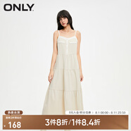 ONLY秋冬時(shí)尚V領(lǐng)蛋糕裙吊帶中長(cháng)款連衣裙女|123407018 C11 仙人掌PEYOTE M 165/84A