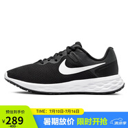 耐克NIKE女跑步鞋REVOLUTION6運(yùn)動(dòng)鞋DC3729-003黑35.5