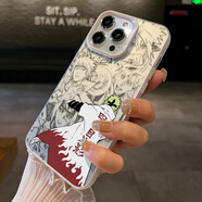 富樸適用蘋果16/15手機殼四代目火影波風水門iphone14promax男新款13/12mini軟殼11卡通XSMAX動漫xr高 白框-四代目火影波風水門[軟包邊硬背板]彩銀L1 iPhone16ProMax