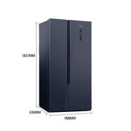 西門子502升對開門變頻電冰箱大容量家用超薄嵌入式K65L56SMEC K65L56SMEC微一瑕