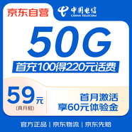中國(guó)電信星卡59元版流量上網(wǎng)卡