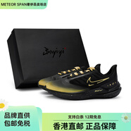 耐克（NIKE）【定制球鞋】Winflo9811星空之旅黃Y2K跑鞋潑墨防滑跑步鞋男 黑黃 39