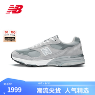 NEW BALANCE NB官方男鞋美產(chǎn)993系列復(fù)古百搭夏季網(wǎng)面透氣運動休閑鞋 灰色 MR993GL 46.5 (腳長30cm)