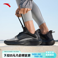 安踏（ANTA） 【毒刺2】安踏跑步鞋男輕便減震休閑跑鞋男士運動(dòng)鞋 碳灰/黑 39