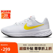 耐克NIKE馬拉松跑步鞋女REVOLUTION 6 NEXT運動鞋DC3729-105白黃36