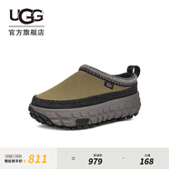 UGG秋季男女同款舒適休閑厚底輪胎底一腳蹬懶人鞋明星同款1154530 BLVC | 焦橄欖色/木炭色 36