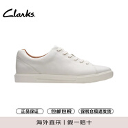 ClarksUn Costa Lace其樂低幫百搭潮流休閑板鞋男 26140164 白色 40