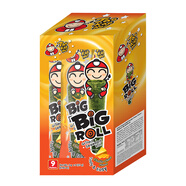 老板仔海苔卷切達(dá)奶酪味 泰國(guó)進(jìn)口 脆紫菜 兒童休閑零食 獨(dú)立包裝3g*9條