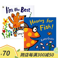 英文原版 Maisy Lucy Cousins 小鼠波波作者作品 2冊代表作合售 I'm the Best/Hooray for Fish . 夢想童趣城
