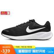 耐克NIKE跑步鞋男子緩震寬版REVOLUTION 7運動(dòng)鞋FB8501-002黑41
