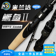 N.S BlackHole24米蘭達(dá)鱖魚(yú)二/三代路亞竿淡水海釣蟲(chóng)竿鱖魚(yú)專(zhuān)用垂釣槍直釣魚(yú)桿 1.95m /22款S-652ML直柄2節(jié)