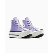 匡威（Converse）男女同款休閑運動(dòng)鞋板鞋帆布鞋 中幫球鞋厚底系帶舒適時(shí)尚透氣 Violet Heat/Egret/Black 46.5 =M 12 / W 14