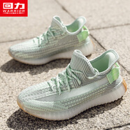 回力女鞋350軟底椰子鞋女2025夏季休閑飛織鞋潮新款網(wǎng)面透氣運動鞋潮 牛油果綠 40 (250mm) 女碼