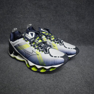 美津濃（MIZUNO）/ 男子機(jī)械避震跑鞋 Wave Prophecy 預(yù)言X 白色_熒光綠 偏小 J1GC210029 40 255mm