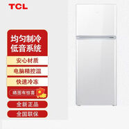 TCL雙門(mén)三開(kāi)門(mén)1.1/1.4/1.6/1.8米高家用租房冰箱直冷風(fēng)冷無(wú)霜電冰箱 雙門(mén)白色1.1米高118升直冷