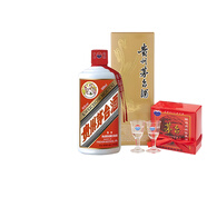 茅臺（MAOTAI）飛天 53度 貴州飛天茅臺 醬香型白酒 500ml（出口海外版） 53度 500mL 1瓶