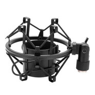 SHURE原裝適配新款I(lǐng)SK BM800 BM700 AT100電容麥克風(fēng)防震架 避震架減震架 45黑色適合44-48毫米