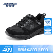 斯凱奇男士綁帶城市戶(hù)外鞋237386C 全黑色/BBK 41
