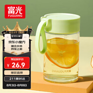 富光清然玻璃杯 高硼硅玻璃水杯子 女生便攜牛奶咖啡高顏值茶杯330ml