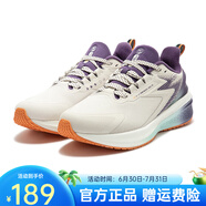 361°雨屏7.0女鞋防水跑鞋2025春季防滑耐磨運(yùn)動(dòng)鞋361度軟彈緩震跑步鞋 燕麥奶/靈性紫（加絨款） 37