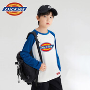 Dickies童裝兒童長袖T恤小童春秋純棉薄款上衣男童秋季插肩衣服女童秋裝