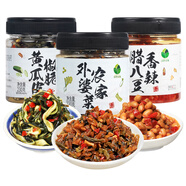 田野故事 外婆菜230g+臘八豆230g+黃瓜皮230g 下飯菜組合喚醒味蕾