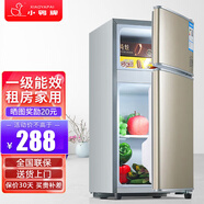 小鴨牌小冰箱迷你小型家用 冷藏冷凍兩用宿舍寢室出租房用雙門辦公室電冰箱節(jié)能省電 一級(jí)能效-42A118LS金【三天約一度電】