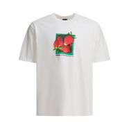 斯圖西（stussy）男士透氣休閑短袖T恤寬松圓領(lǐng) WHITE 均碼 |L