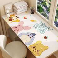 宿舍桌面裝飾卡通家具桌子遮丑貼膜翻新改造防水自粘學(xué)生貼紙書(shū)桌 【維尼朋友】防水防潮/女生也能 60cm*10m 【適合大面積粘貼】