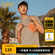 卡賓【涼感】冰絲短袖T恤男夏簡(jiǎn)約圓領(lǐng)體恤休閑純色百搭冰感上衣 淺花灰26 3XL 190 56