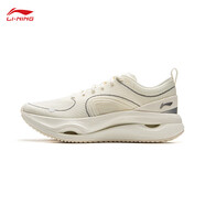 李寧（LI-NING）驚鴻緩震保護(hù)跑鞋女2025秋季潮流透氣跑步鞋ARHV002 -33米白色 39