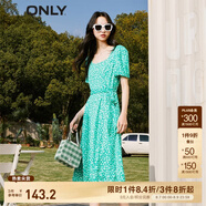 ONLY法式茶歇收腰中長裙氣質(zhì)雪紡碎花連衣裙女|123207068 H40 水果盛宴印花 L 170/88A