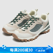 探路者徒步鞋男鞋秋冬戶(hù)外新款防滑耐磨透氣防潑水旅游鞋保暖登山鞋女鞋 男-米白\軍綠989 41