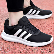 阿迪達斯（adidas）跑鞋男鞋2025秋季新款LITE RACER 3.0跑步鞋網(wǎng)面透氣輕便運動鞋 IE6133黑白 43