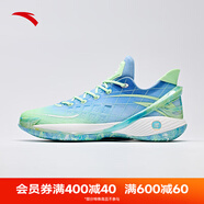 安踏（ANTA）輕狂丨氮科技籃球鞋男低幫透氣實(shí)戰(zhàn)運(yùn)動(dòng)鞋 冰藍(lán)色/新熒光淺草綠-4 42.5 (265mm)