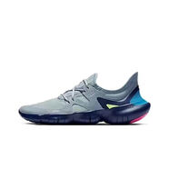耐克（NIKE）新款夏季赤足5.0Free 跑步鞋軟底網(wǎng)面男女休閑運(yùn)動(dòng)鞋競(jìng)速體考 赤足5.0【深灰】 36