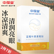 中葆堂藍(lán)莓葉黃素眼貼10對/盒 呵護(hù)眼貼兒童學(xué)生成人干澀通用冷敷眼膜貼