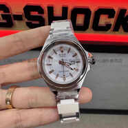 卡西歐（CASIO）BABY-G手表太陽能動(dòng)力女表MSG-S500G金屬膠帶女生運(yùn)動(dòng)手表 MSG-S500CD-7 白鋼帶