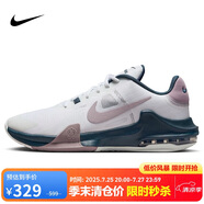 耐克（NIKE）男子籃球鞋AIR MAX IMPACT4運動鞋DM1124-102白紫44